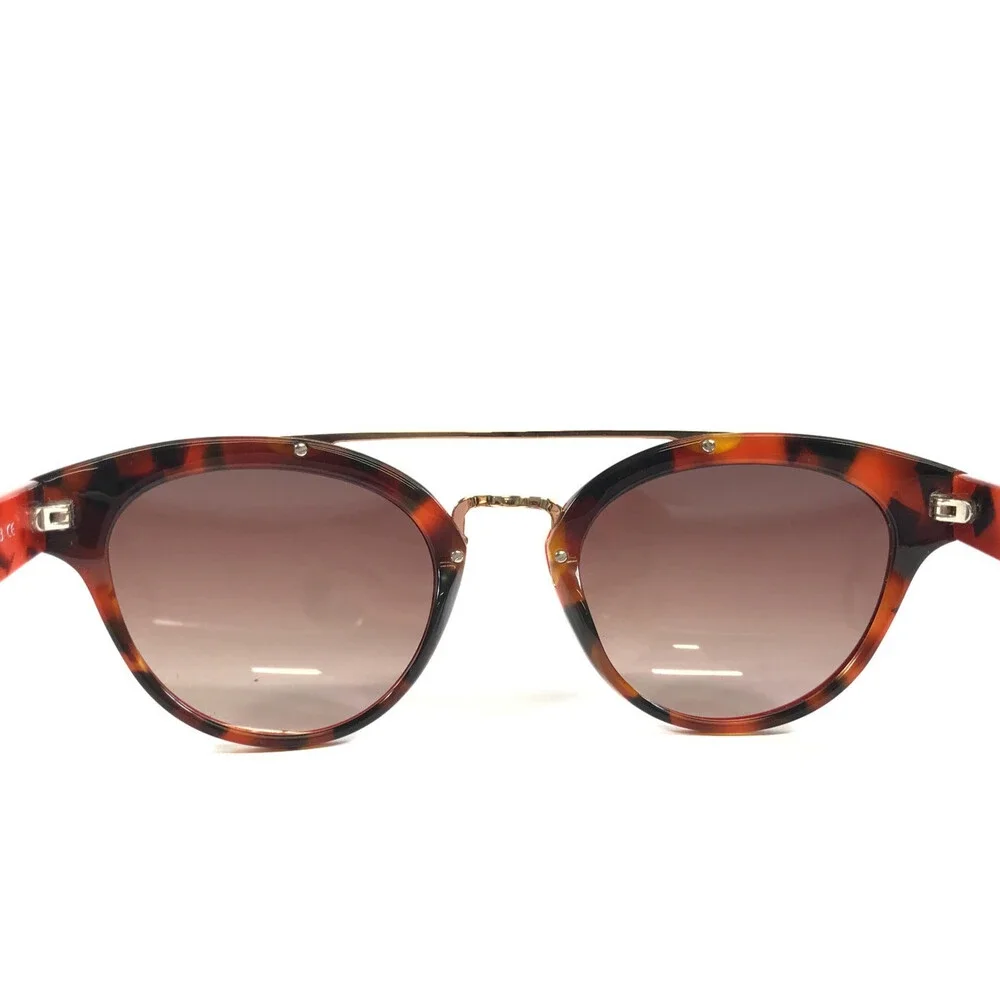 BOZ Sunglasses BILBAO 9210 Patchwork Red Cream with Brown Gradient Lenses